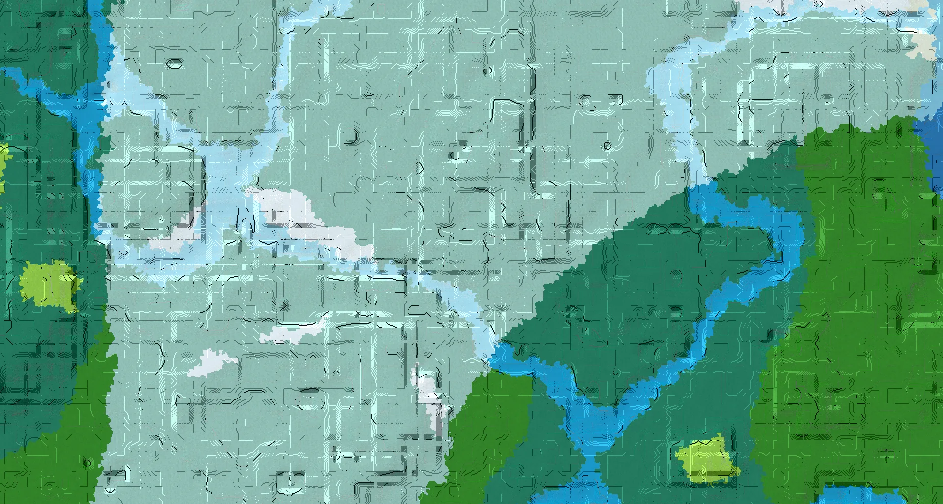 Seed map — Snowy Taiga Start with Trial Chambers at 8, -56