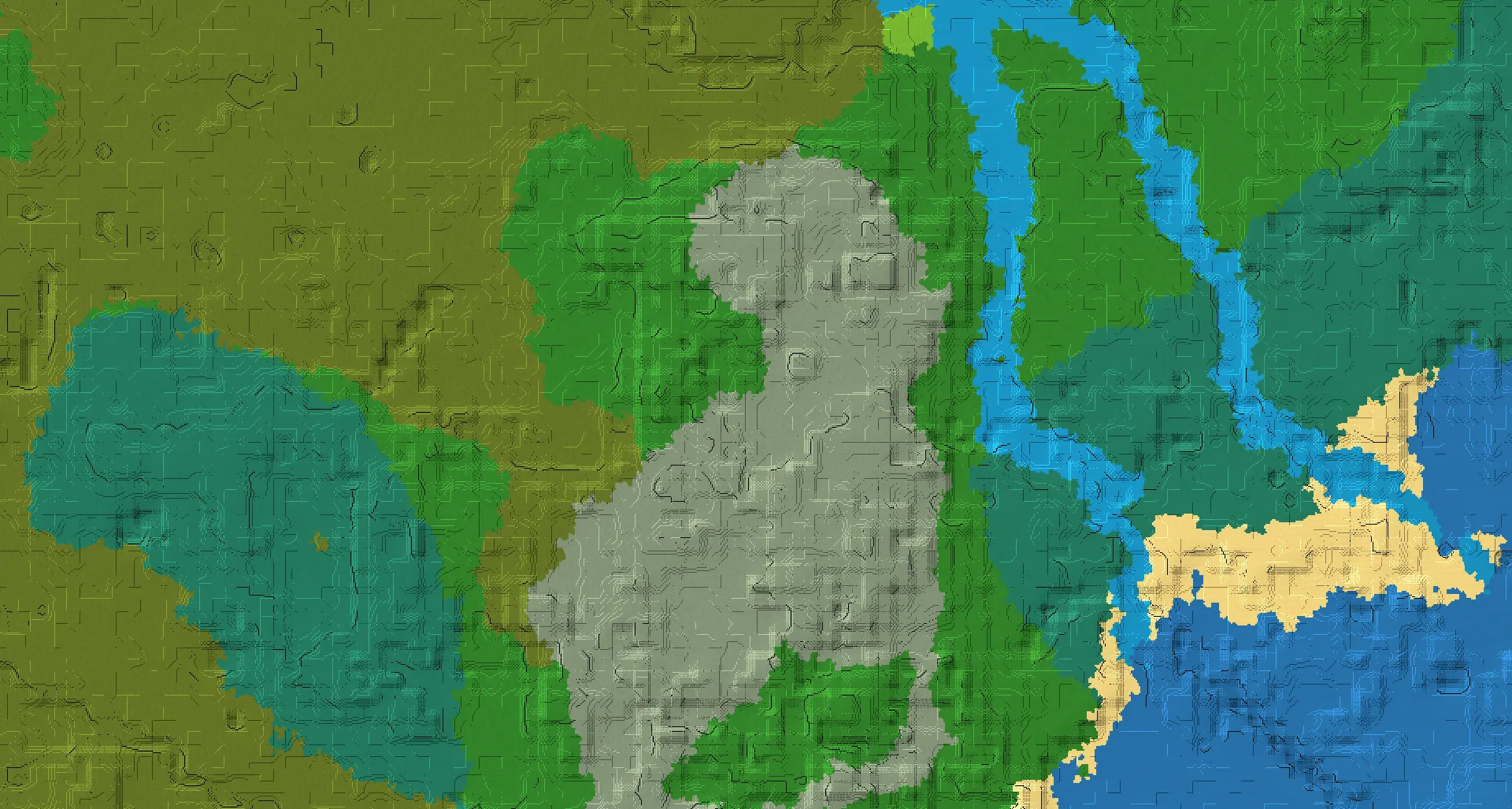 Seed map — Ruined Portal South of a Swamp Start with Village