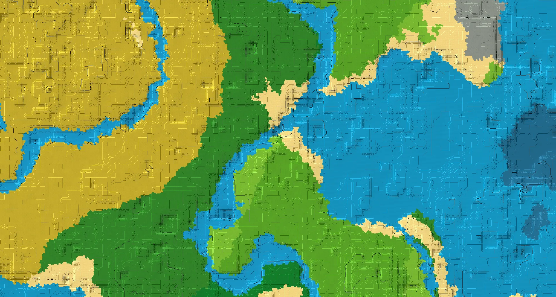 Seed map — Sparse Jungle East of a Forest Start