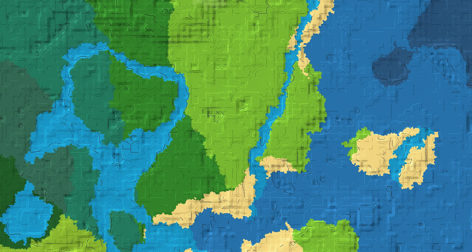 Seed map — Village Northeast of a Forest Start