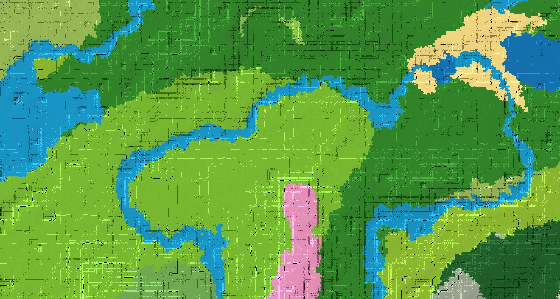 Seed map — Cherry Grove and Village from Plains at -144, 0