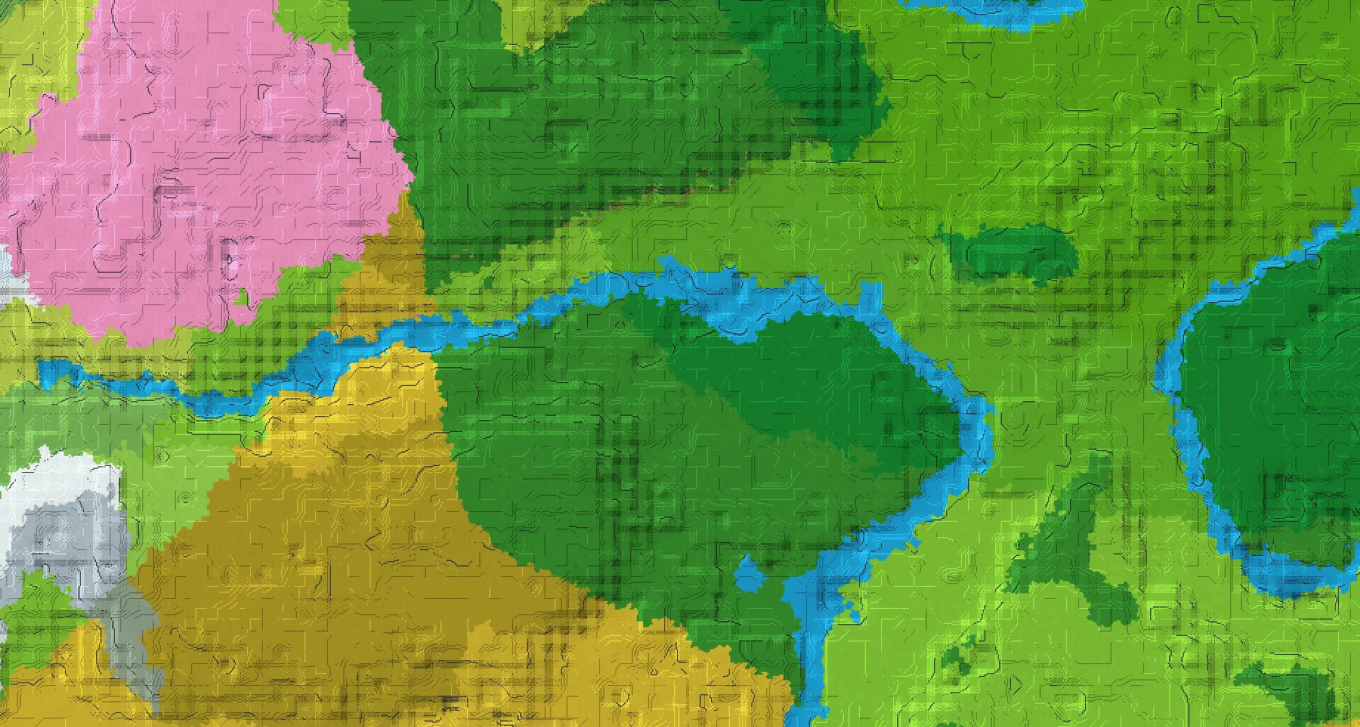 Seed map — Jungle North of a Forest Start