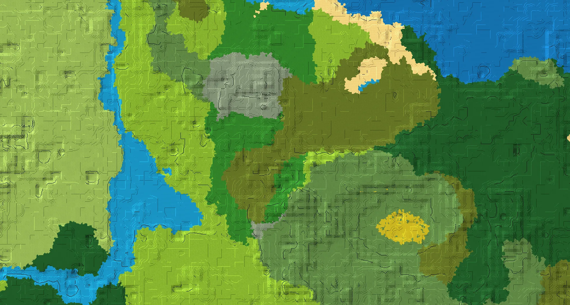 Seed map — Swamp North of a Forest Start with Trial Chambers