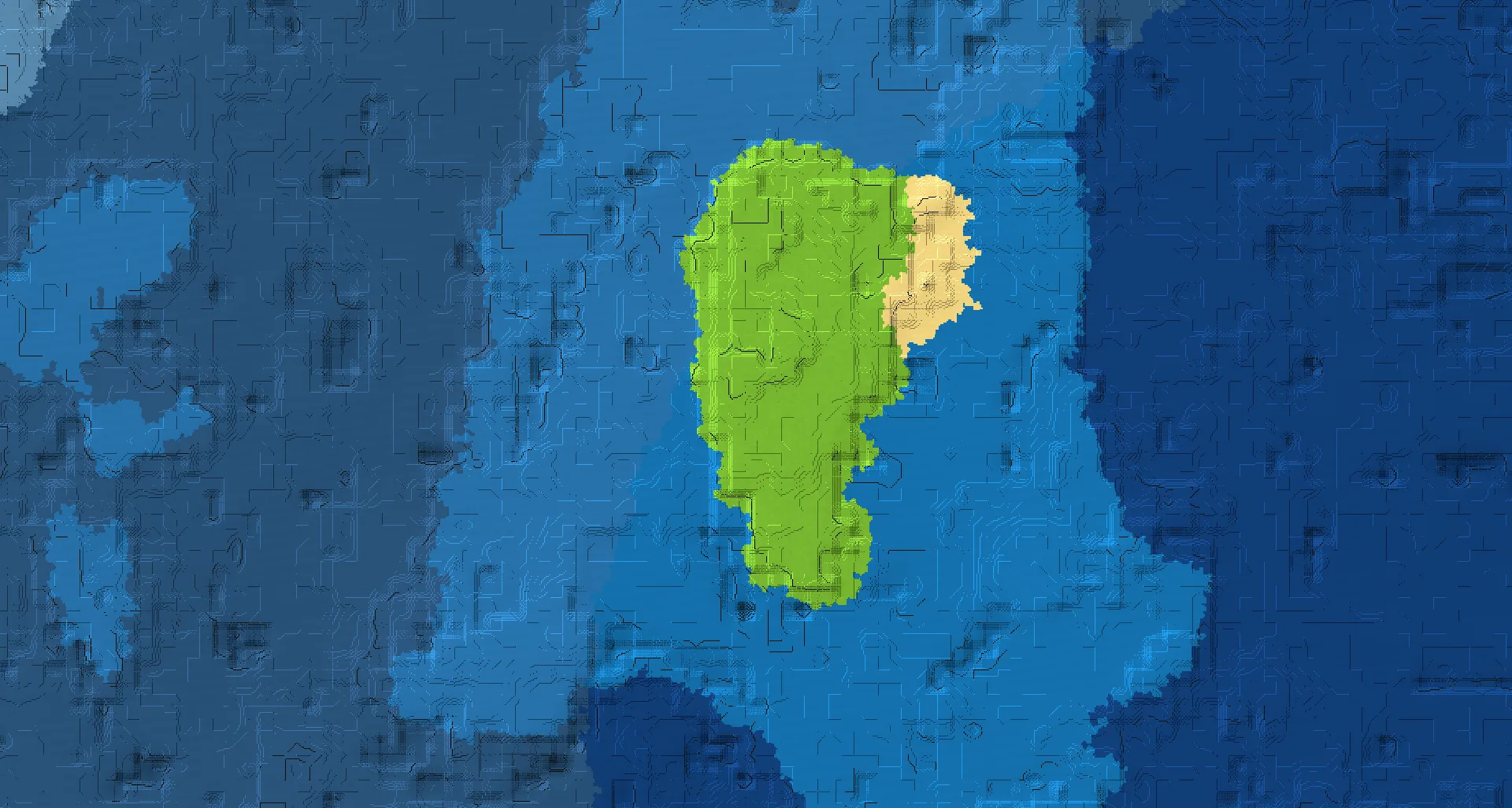 Seed map — Small Island above Trial Chambers