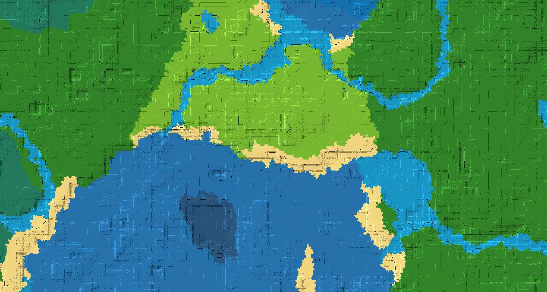 Seed map — Beach South of a Plains Start