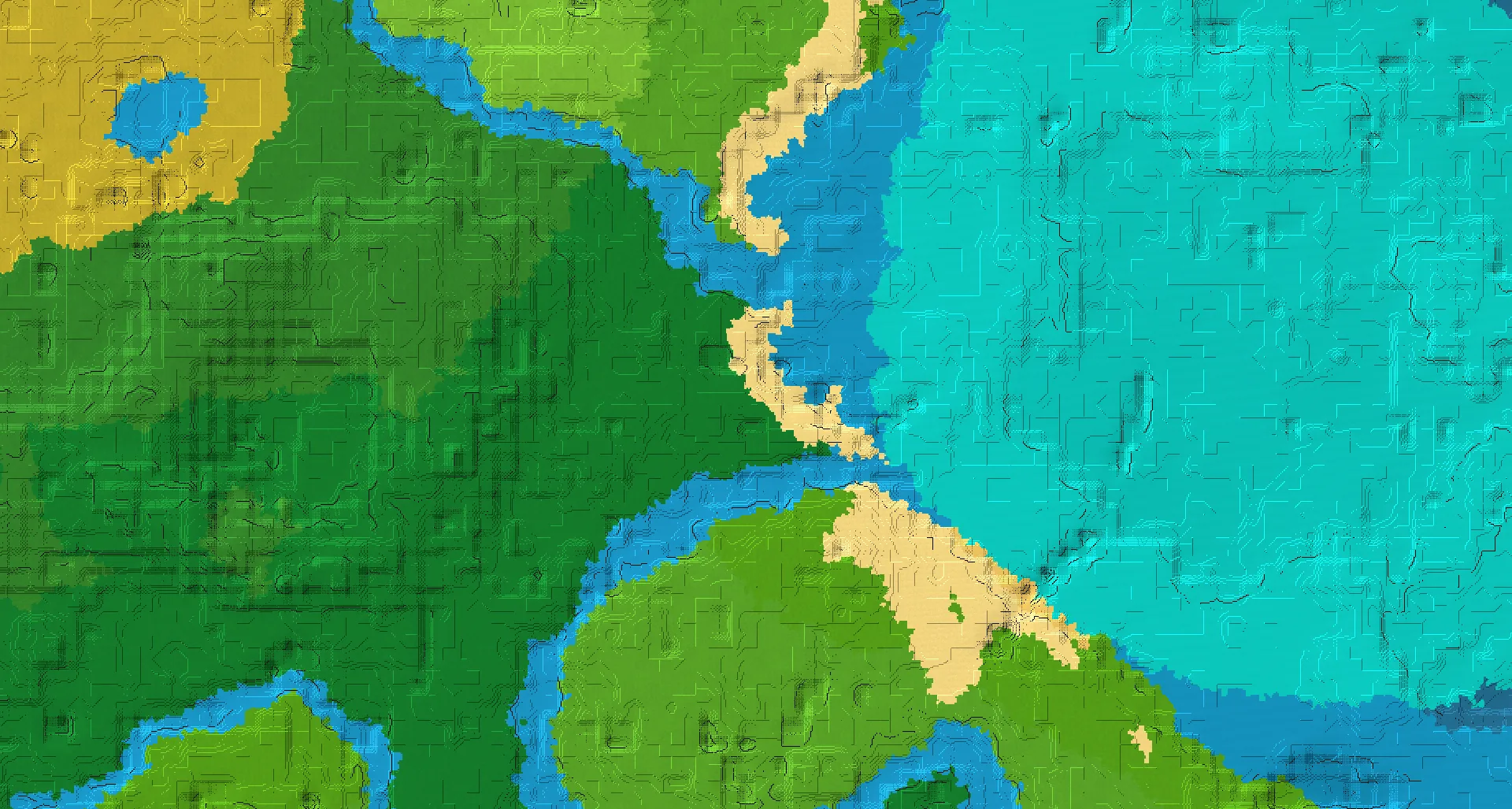 Seed map — Ruined Portal Northwest of a Bamboo Jungle Start