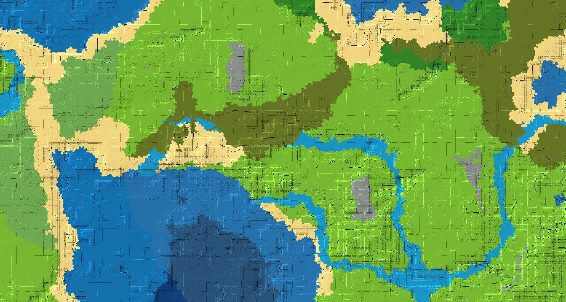 Seed map — Pillager Outpost West of a Plains Start