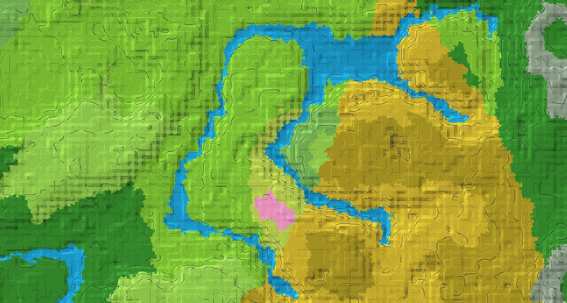 Seed map — Flower Forest Northeast of a Plains Start
