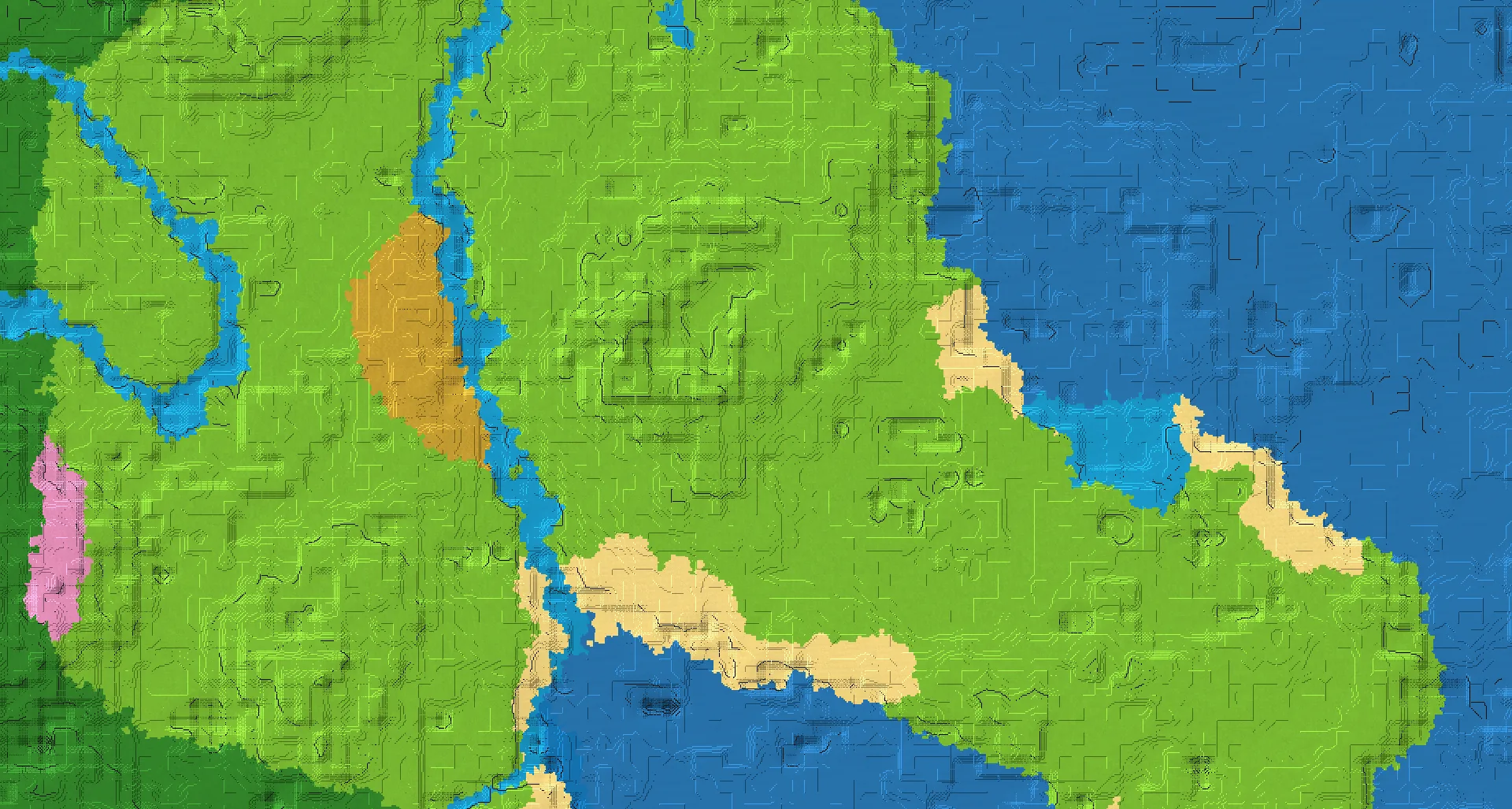 Seed map — Pillager Outpost Northeast of a Plains Start