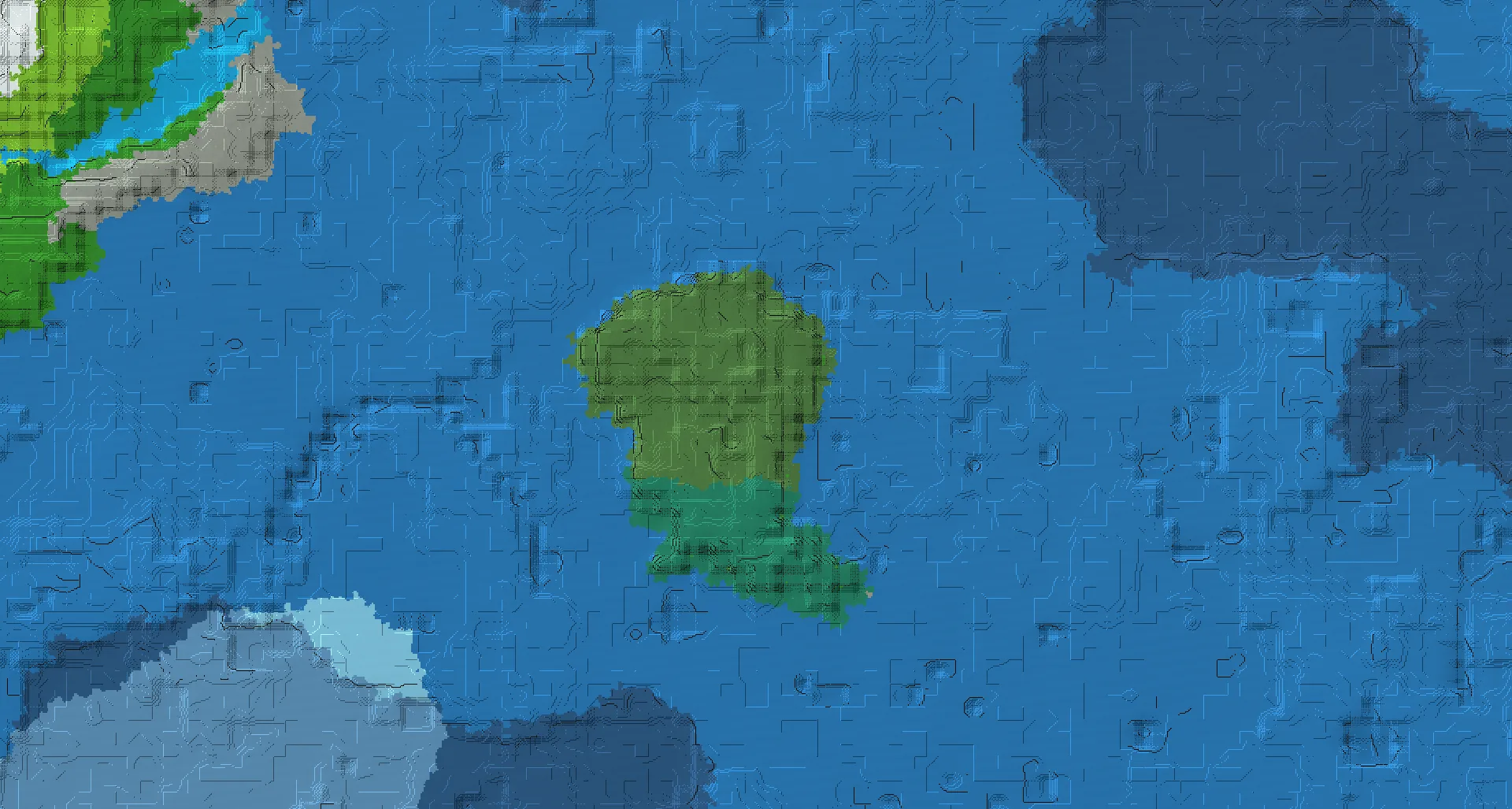 Seed map — Cliff island