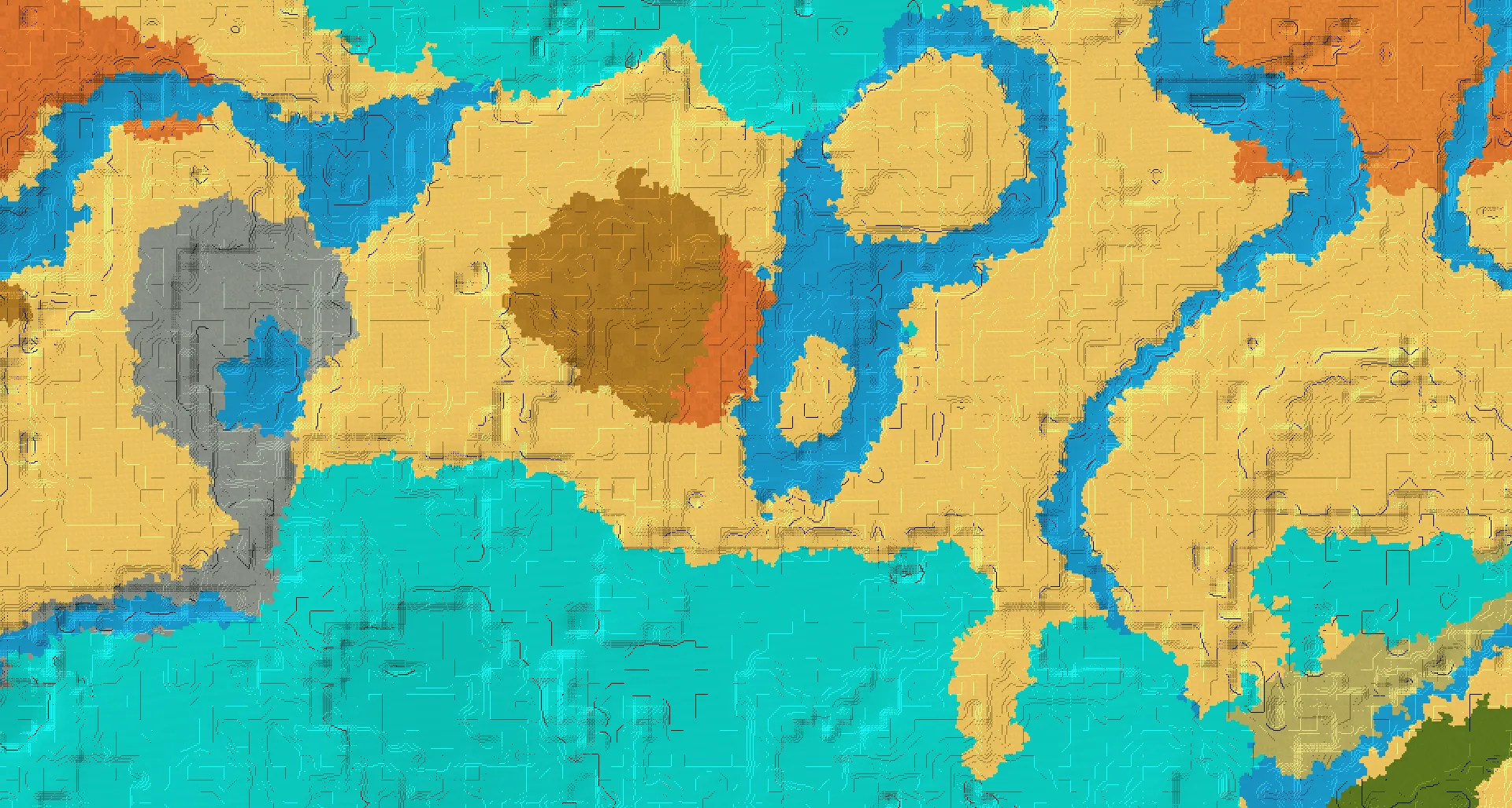 Seed map — Trial Chambers Northeast of a Desert Start