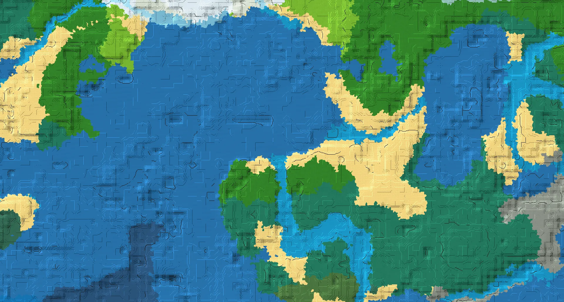 Seed map — Shipwreck Northwest of a Taiga Start