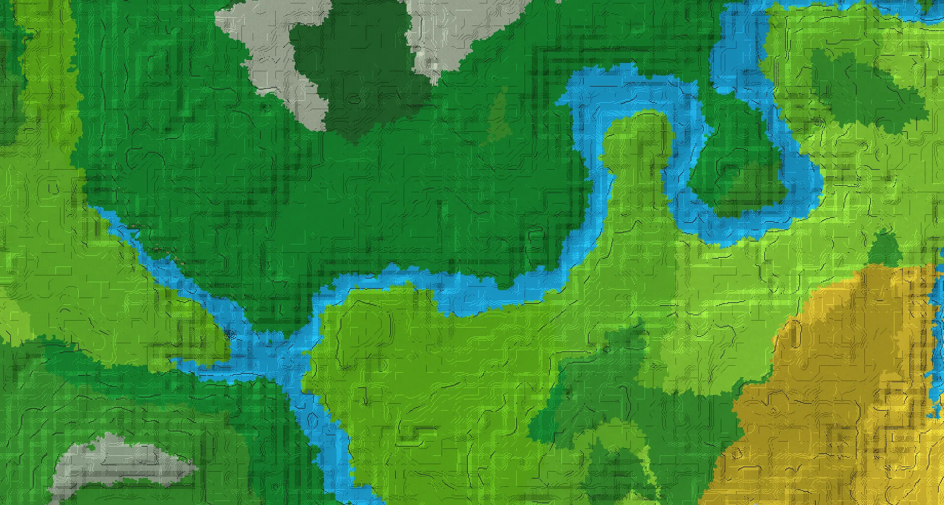 Seed map — Cave Exploration below a Jungle Start with Jungle Temple