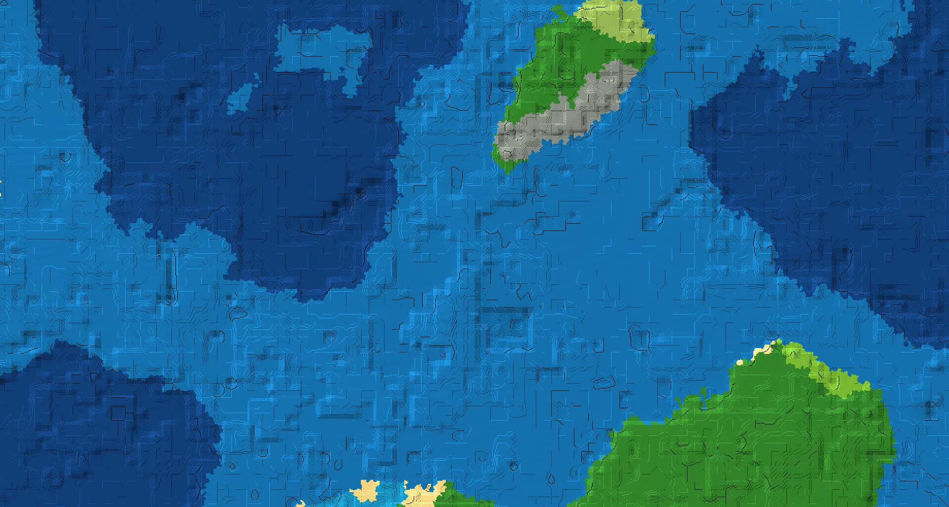 Seed map — Ruined Portal and Trial Chambers from Forest