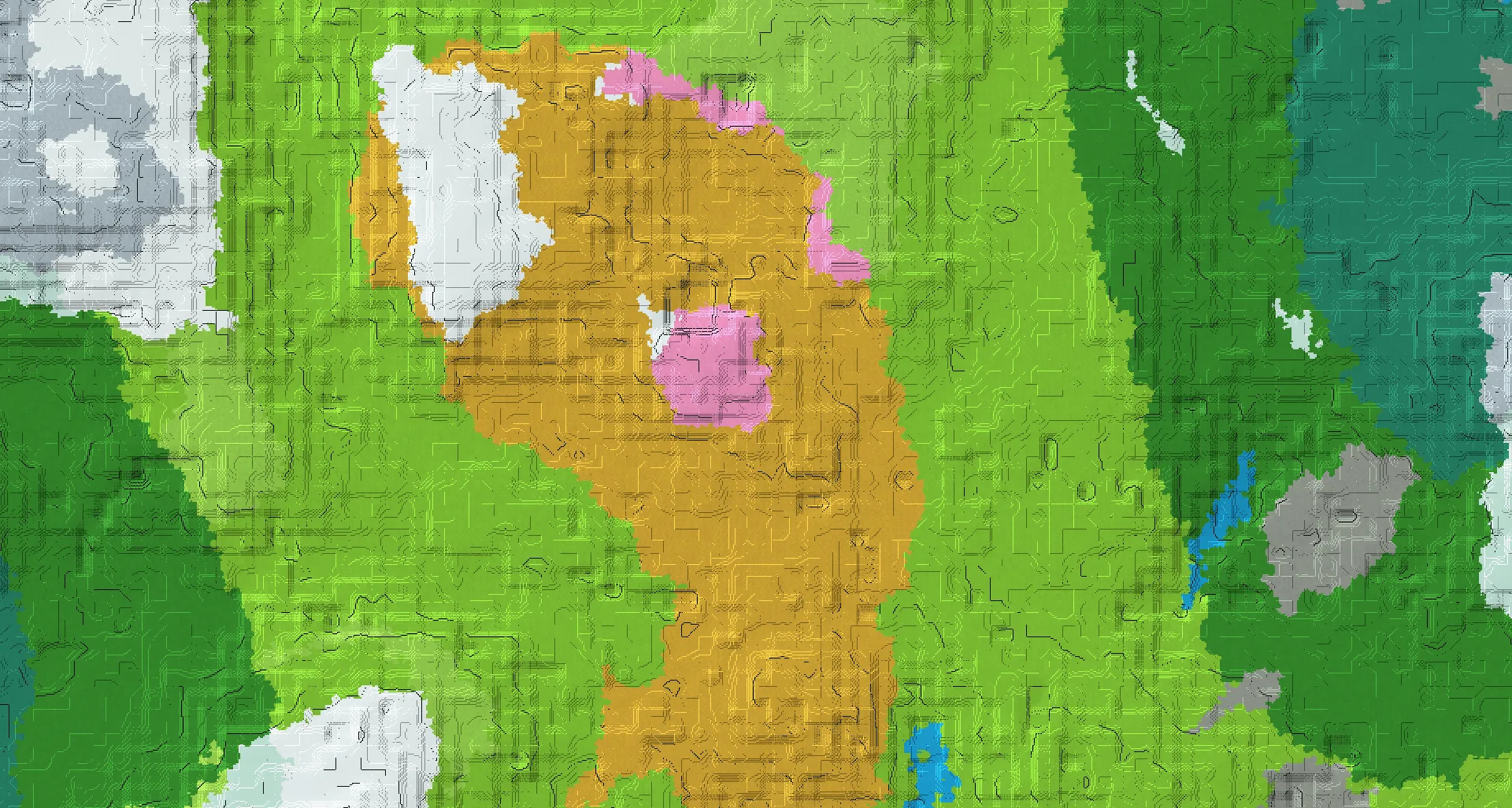 Seed map — Cherry Grove Northwest of a Dappled Forest Start