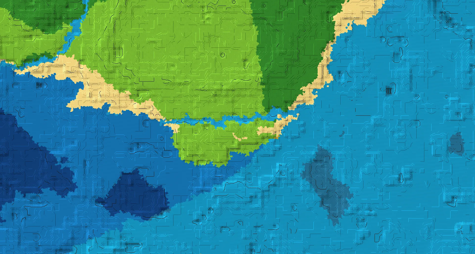Seed map — Plains Start with Village at -128, -112