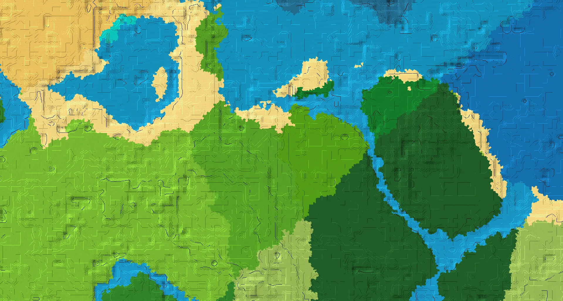 Seed map — Bamboo Jungle East of a Plains Start