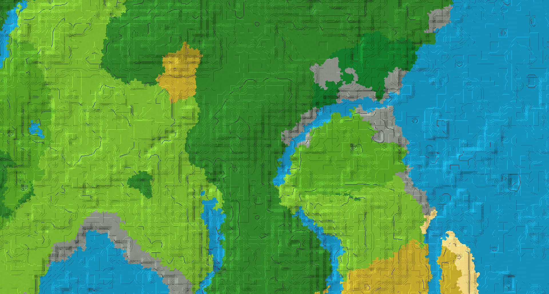 Seed map — Trial Chambers Southeast of a Forest Start with Ruined Portal