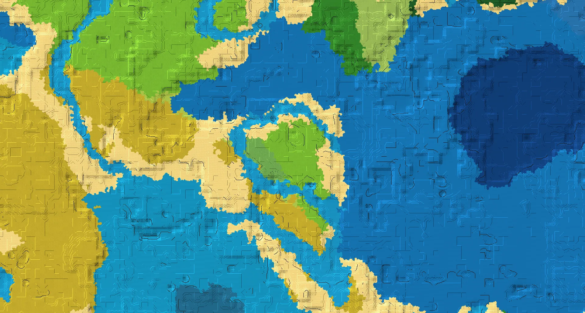 Seed map — Plains Start with Ruined Portal at 16, -32