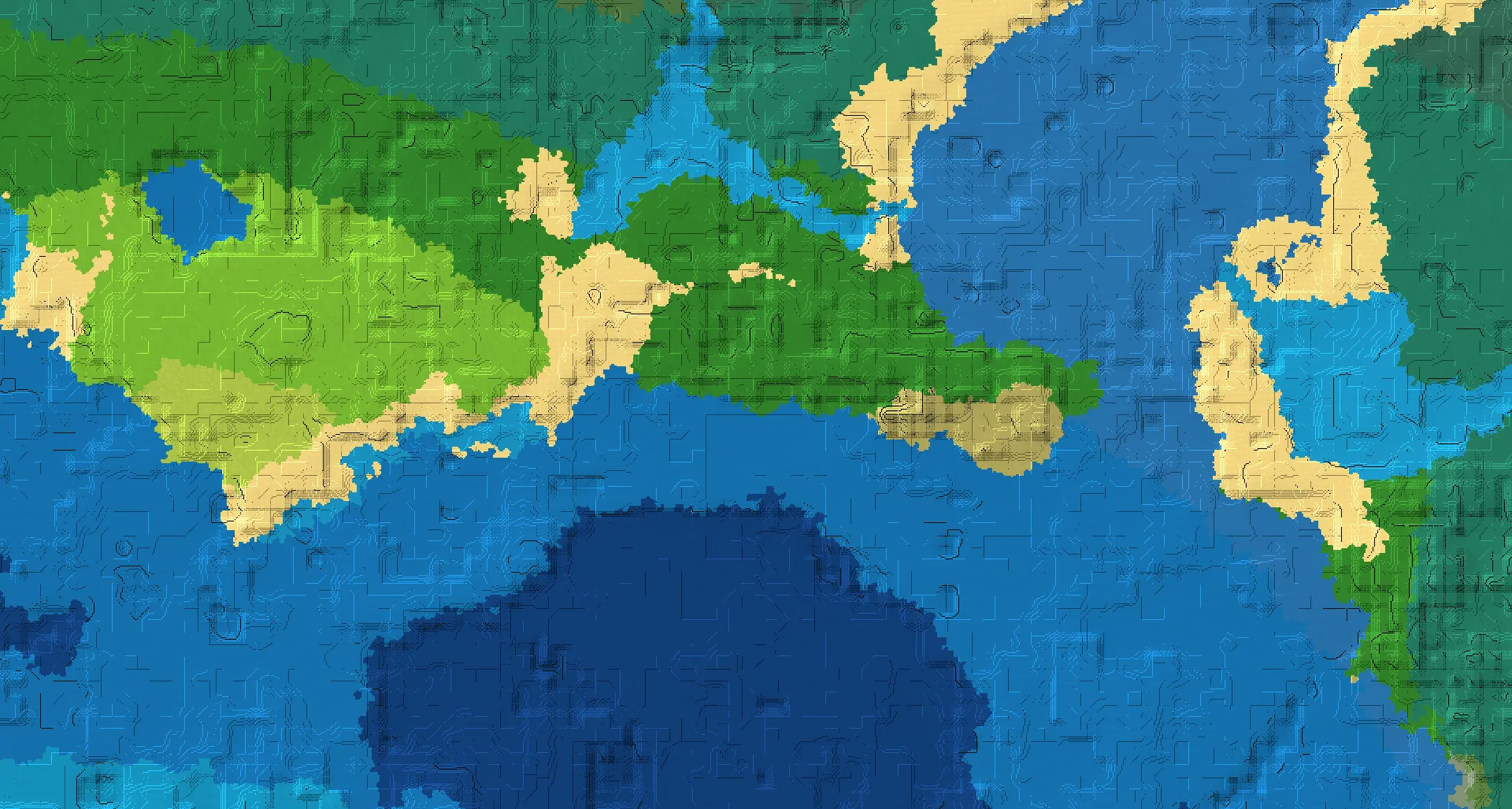Seed map — Ocean Southwest of a Forest Start