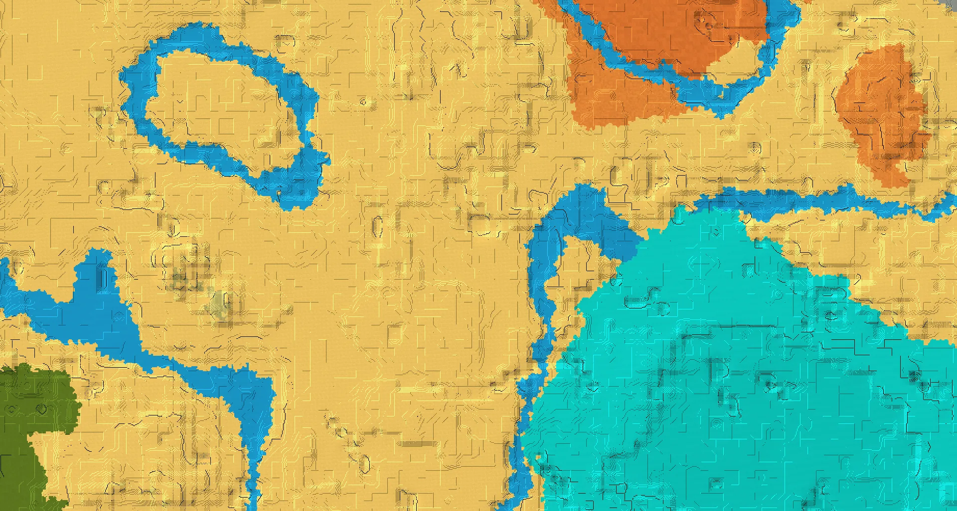 Seed map — Desert Temple Northeast of the Desert Start with Trial Chambers