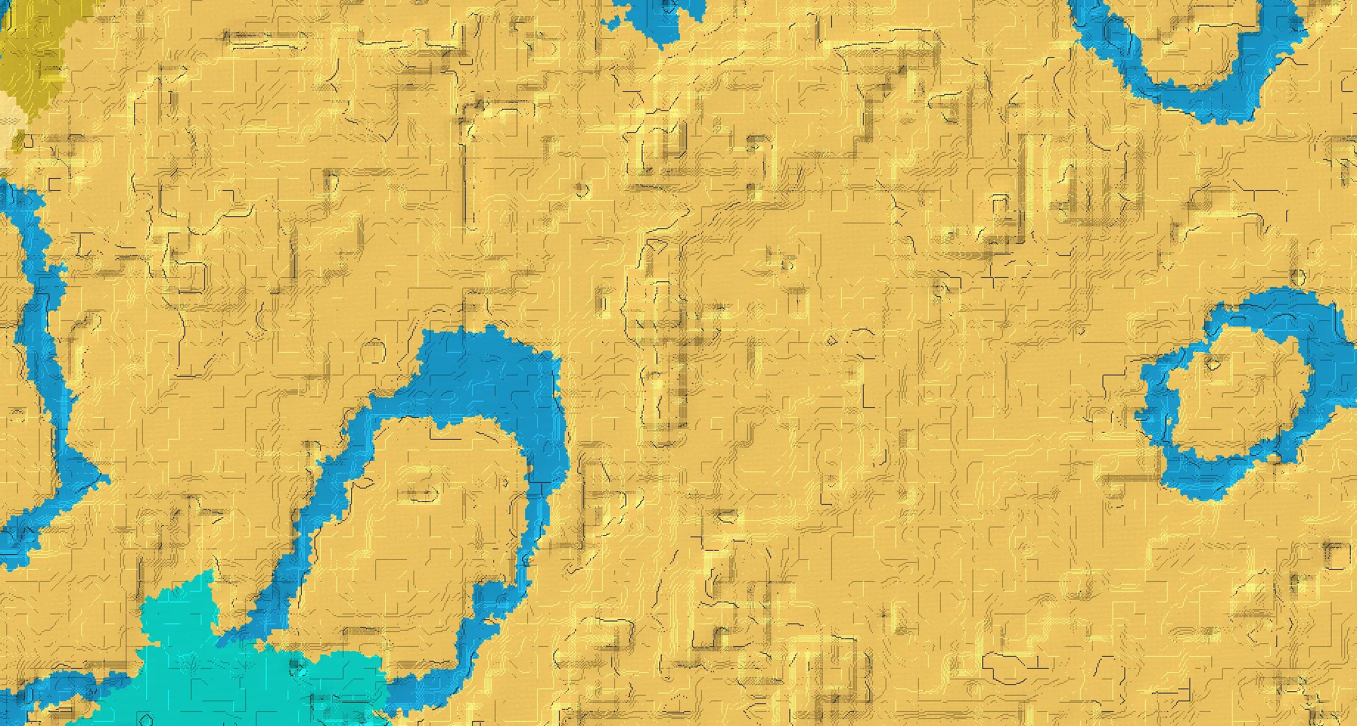 Seed map — Desert Temple West of the Desert Start