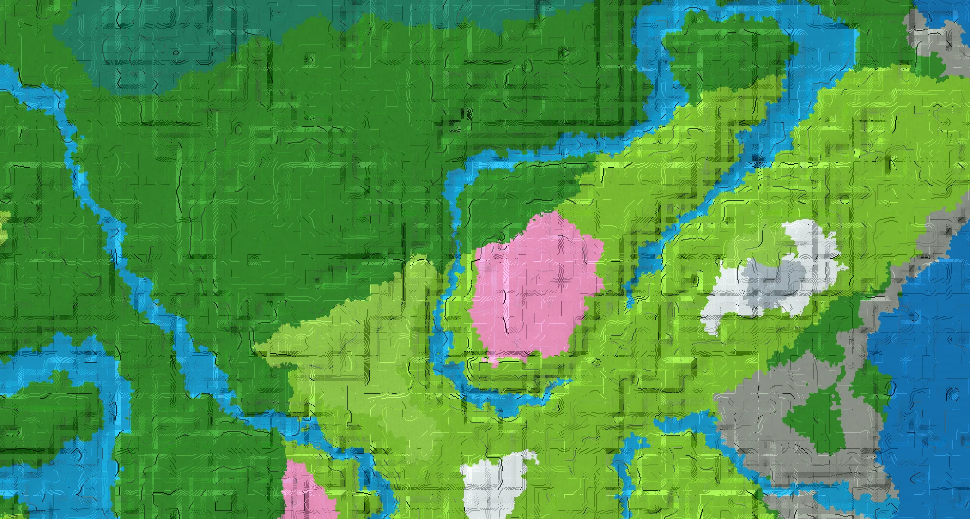 Seed map — Cherry Grove South of a Forest Start