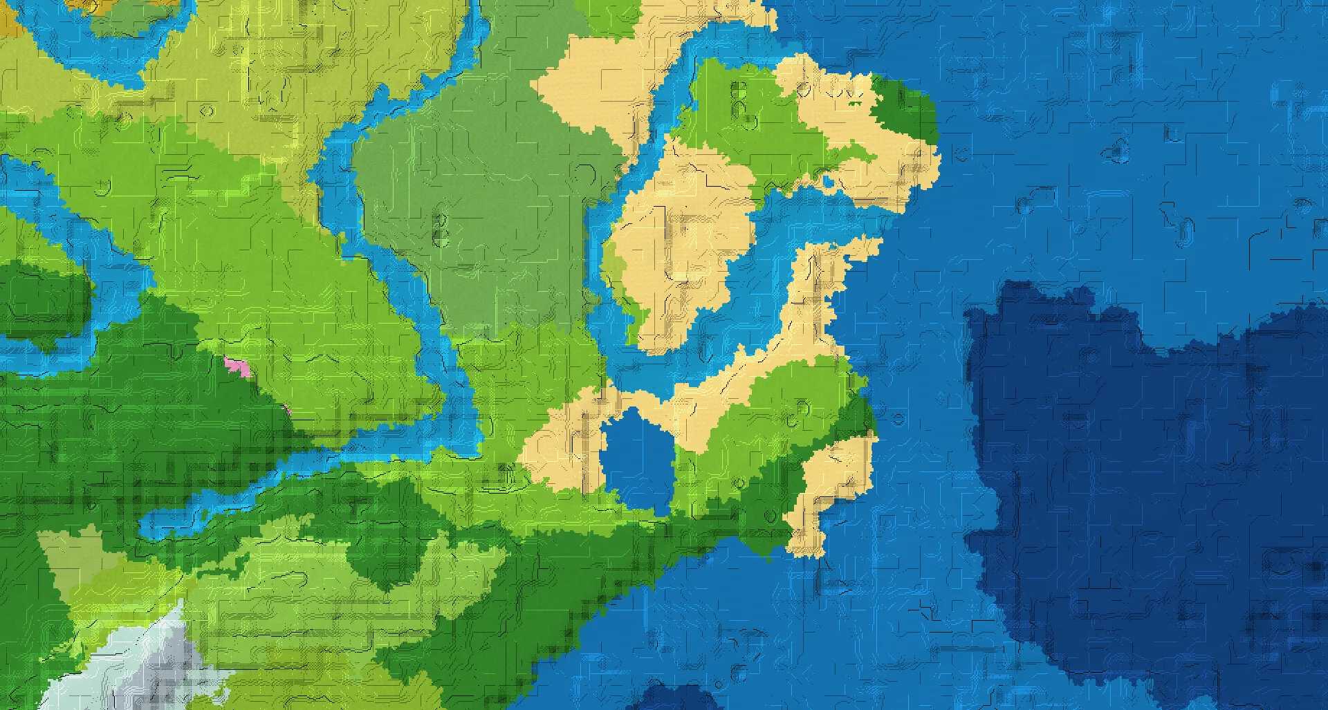 Seed map — Mineshaft West of a Plains Start