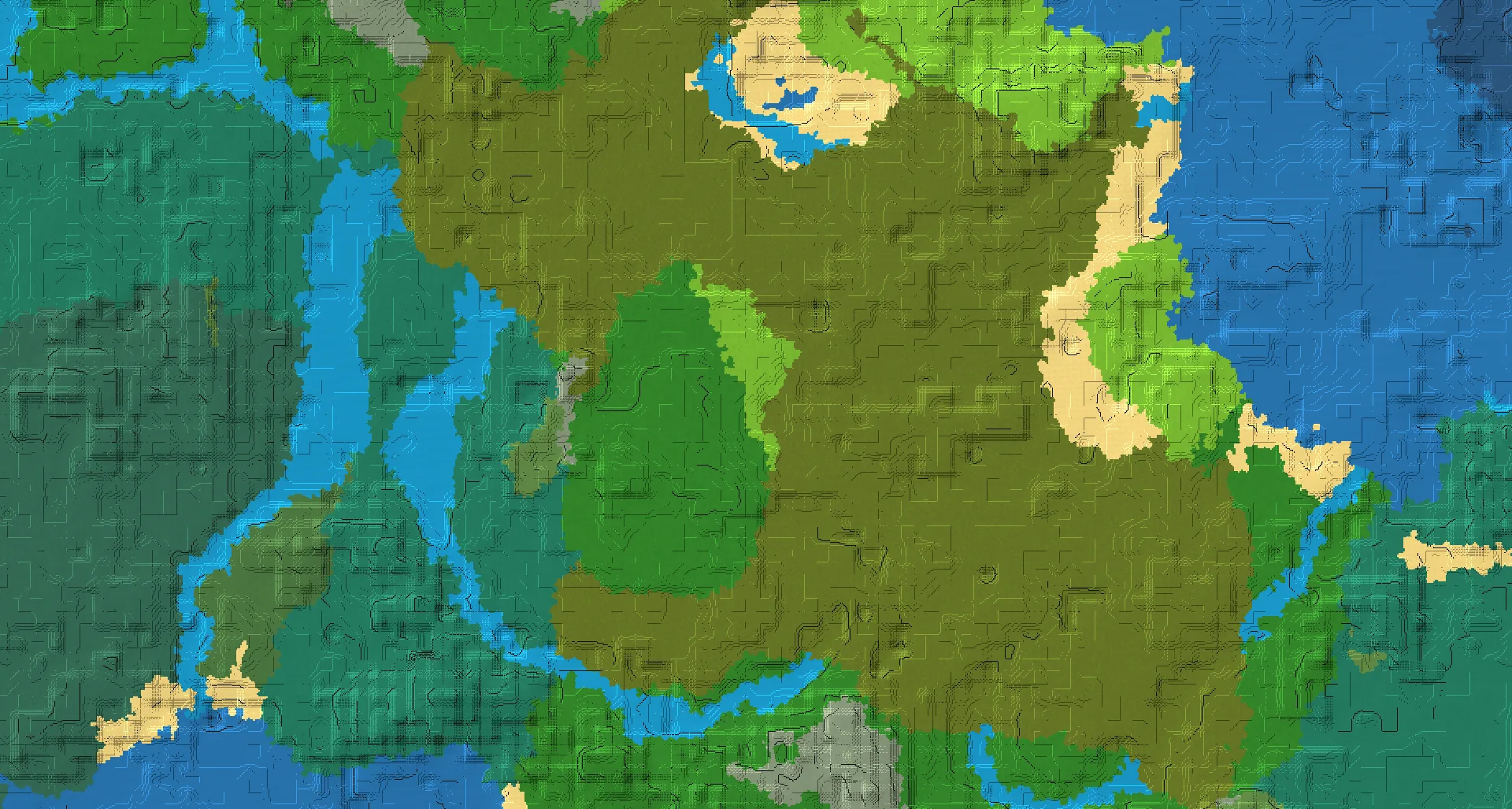 Seed map — Witch Hut Southeast of a Forest Start