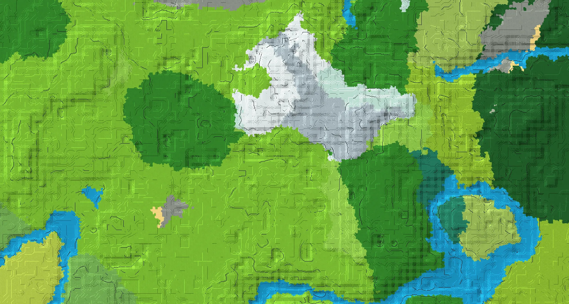 Seed map — Trial Chambers Southeast of a Forest Start