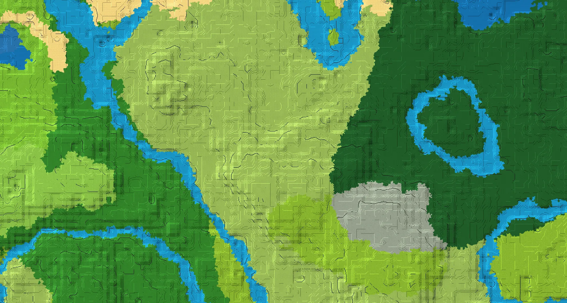 Seed map — Lush Caves East of a Old Growth Birch Forest Start