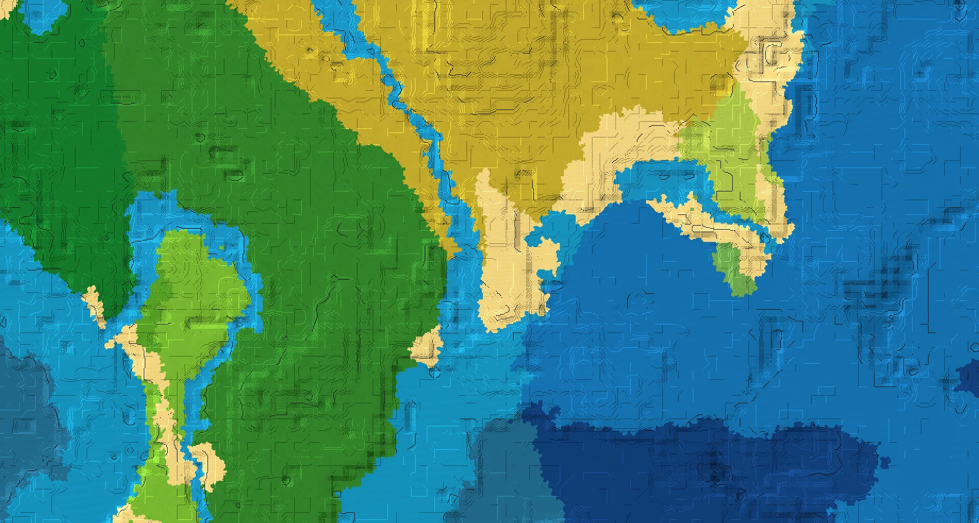 Seed map — Mineshaft Northeast of a Forest Start with Ruined Portal