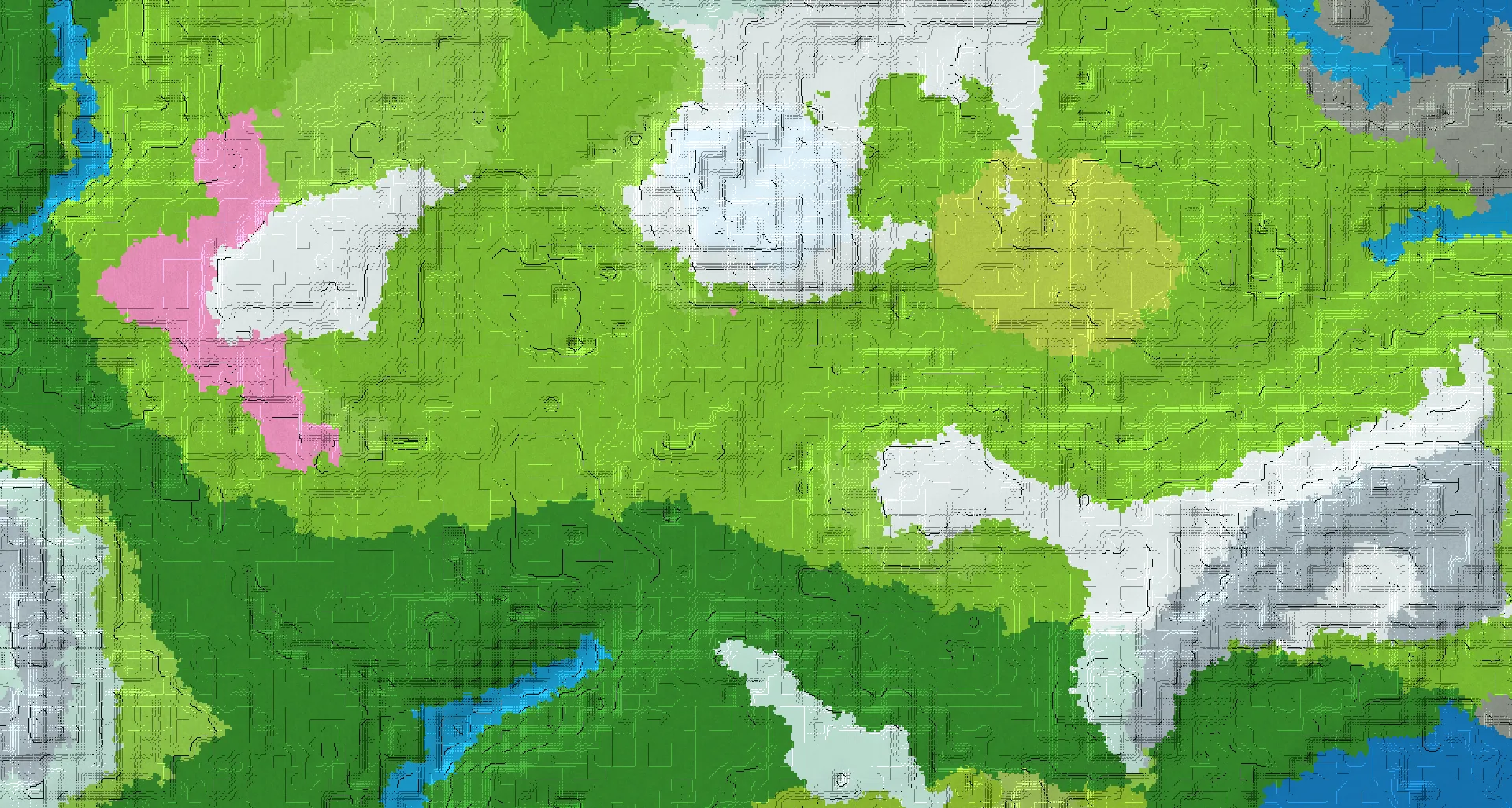 Seed map — Cherry Grove and Village from Plains at 208, 128