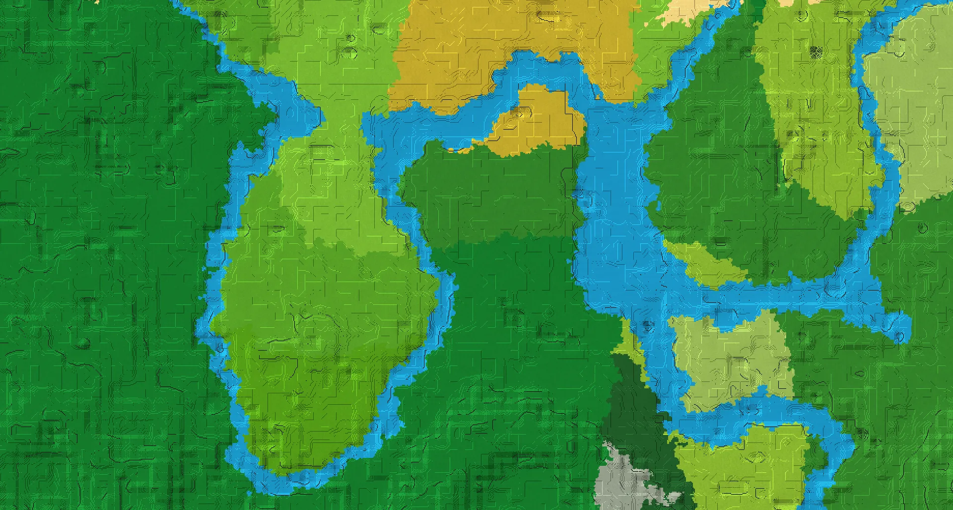 Seed map — Jungle South of a Forest Start