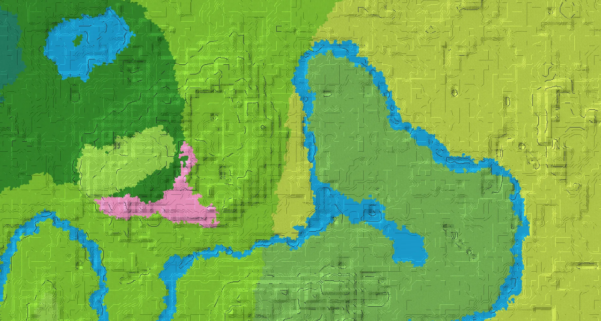 Seed map — Village Southwest of the Sunflower Plains Start