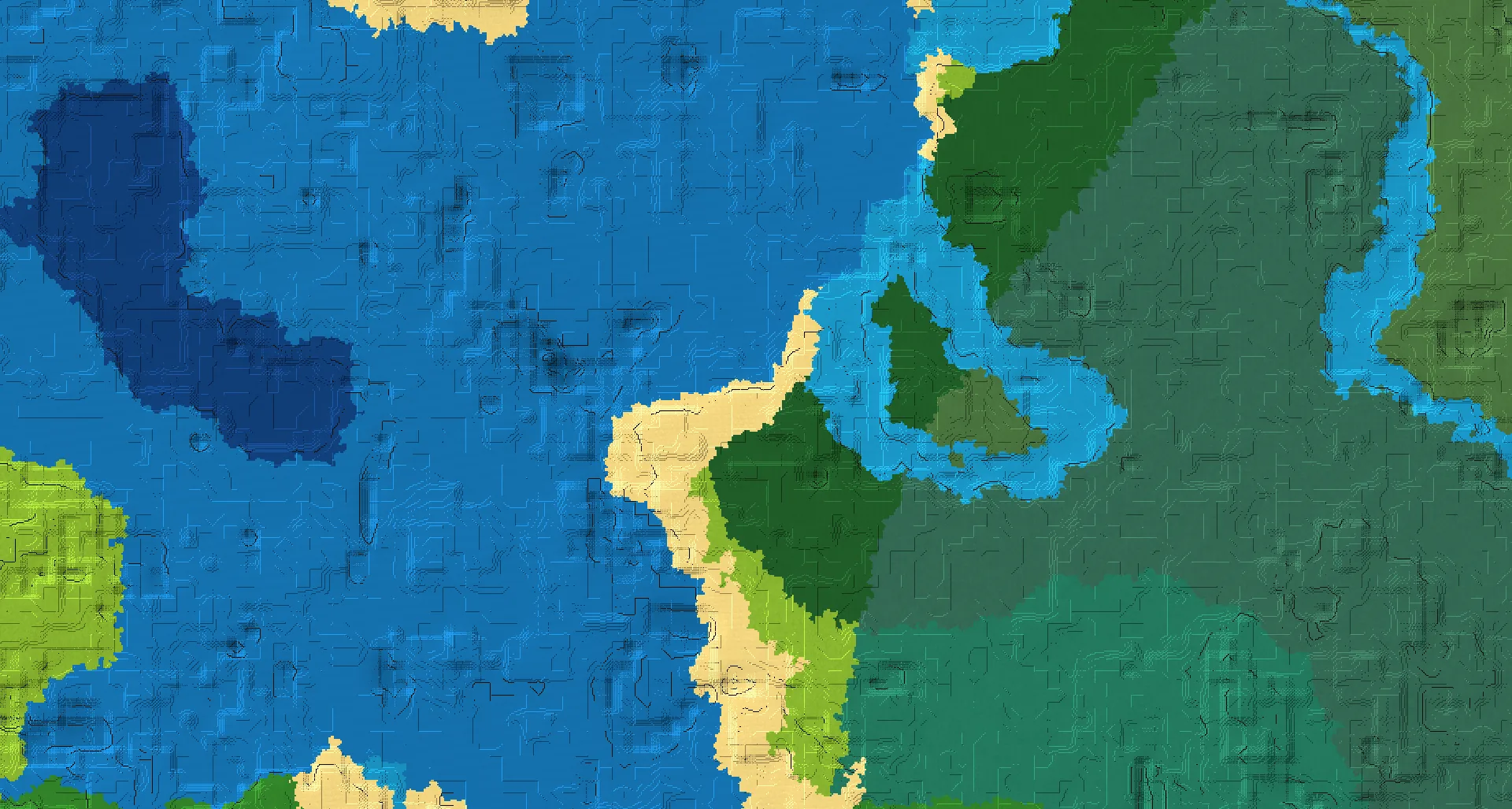 Seed map — Mineshaft Northeast of a Birch Forest Start