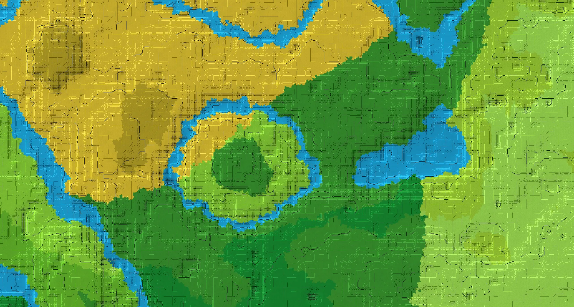 Seed map — Plains Start with Trial Chambers at 0, 0