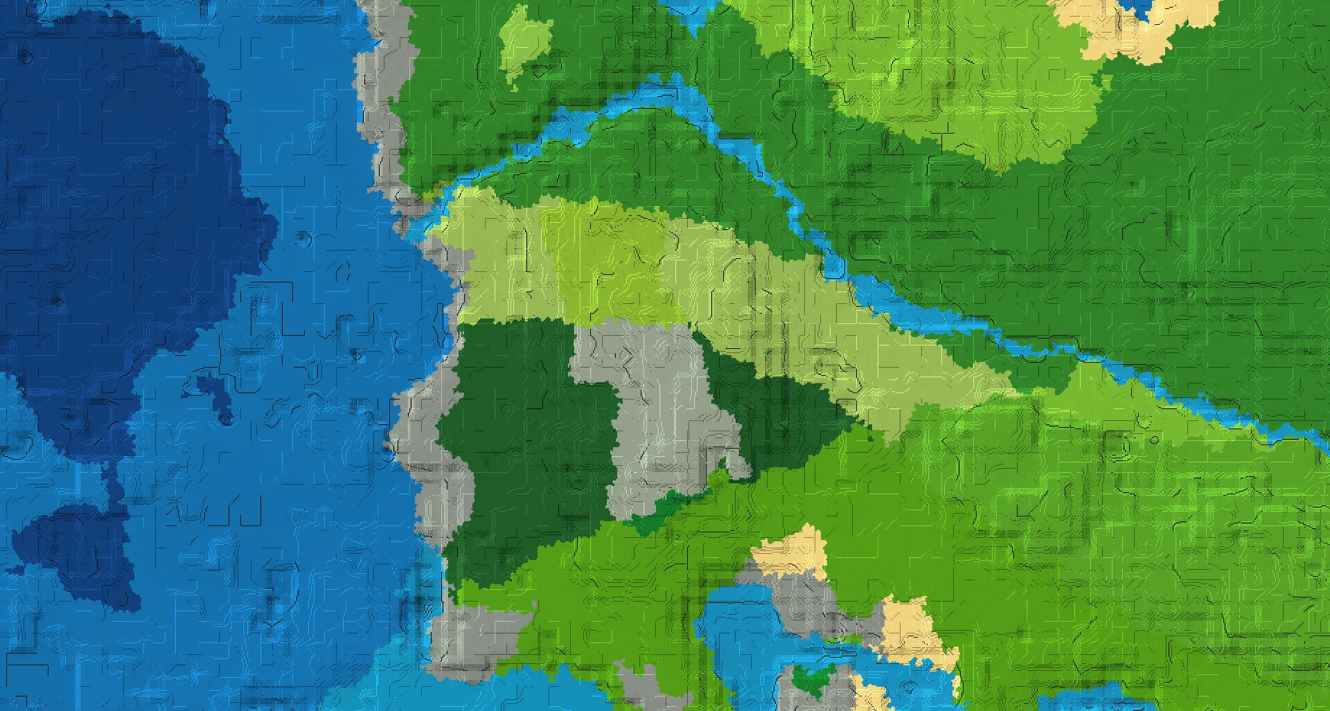 Seed map — Pale Garden Southwest of a Forest Start