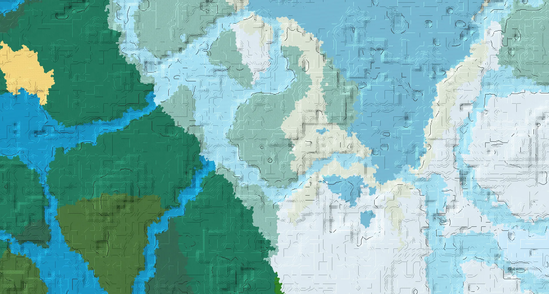 Seed map — Snowy Taiga Start with Trial Chambers at -8, -8