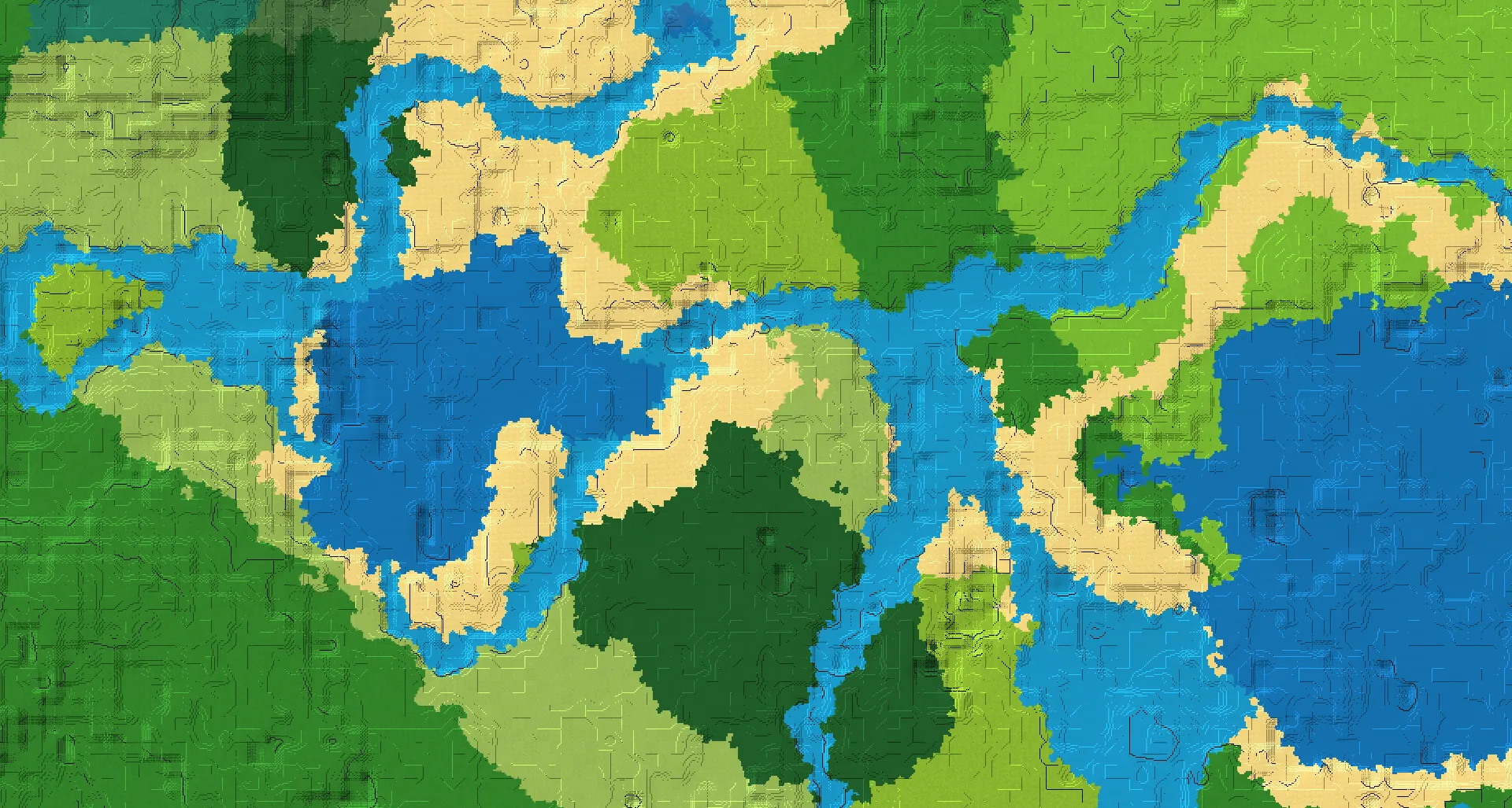 Seed map — Buried Treasure Northeast of a Old Growth Birch Forest Start with Ruined Portal