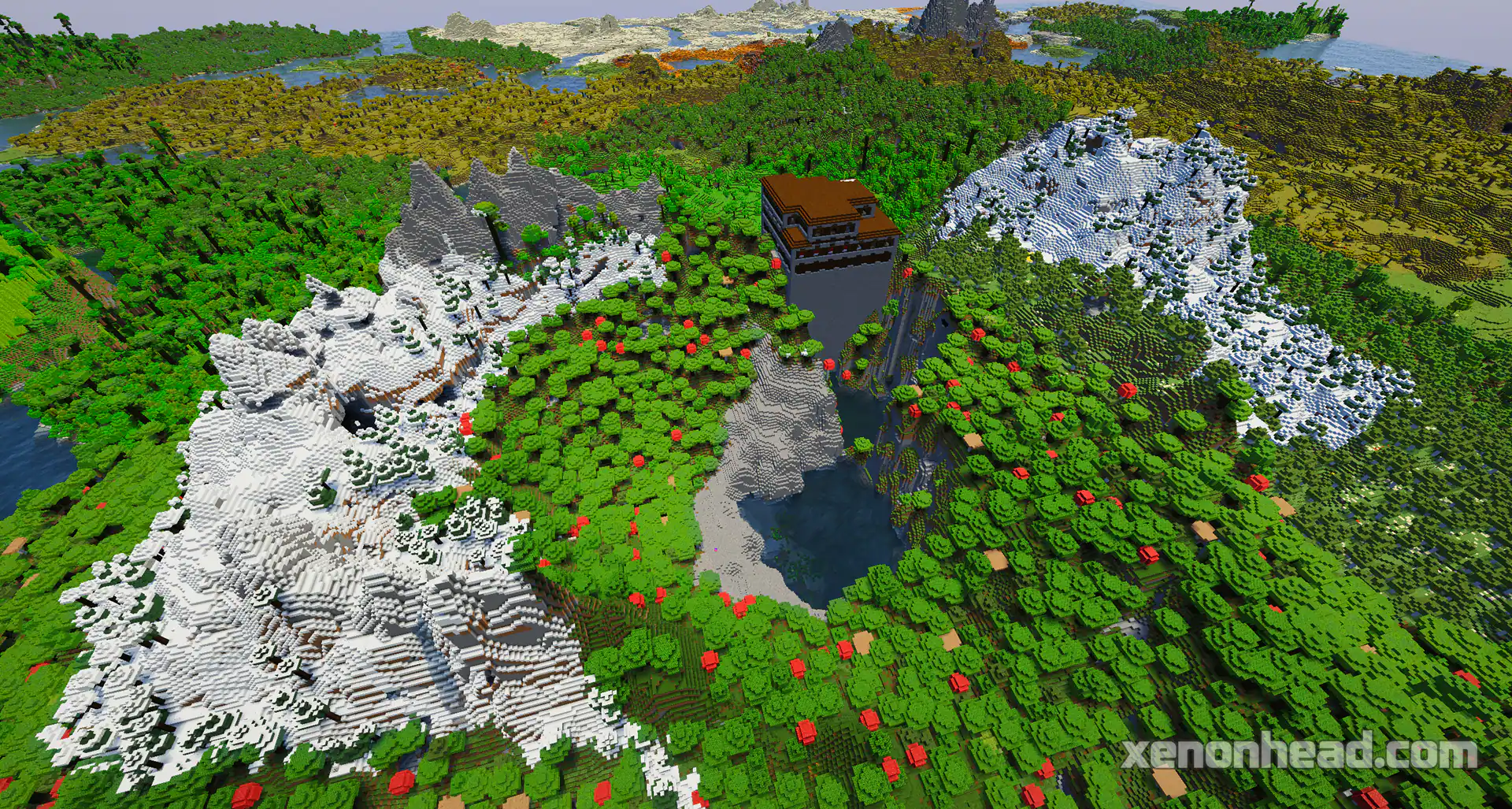 Tallest mountain woodland mansion