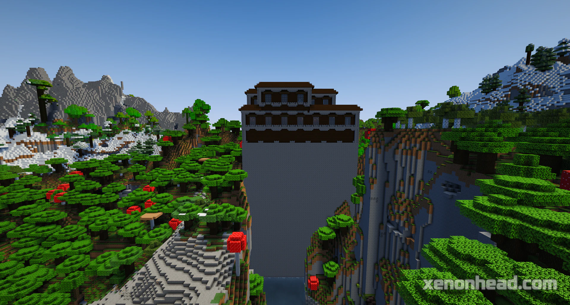 Tallest mountain woodland mansion