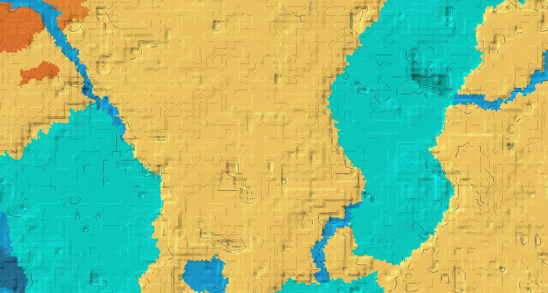 Seed map — Desert Temple West of a Desert Start