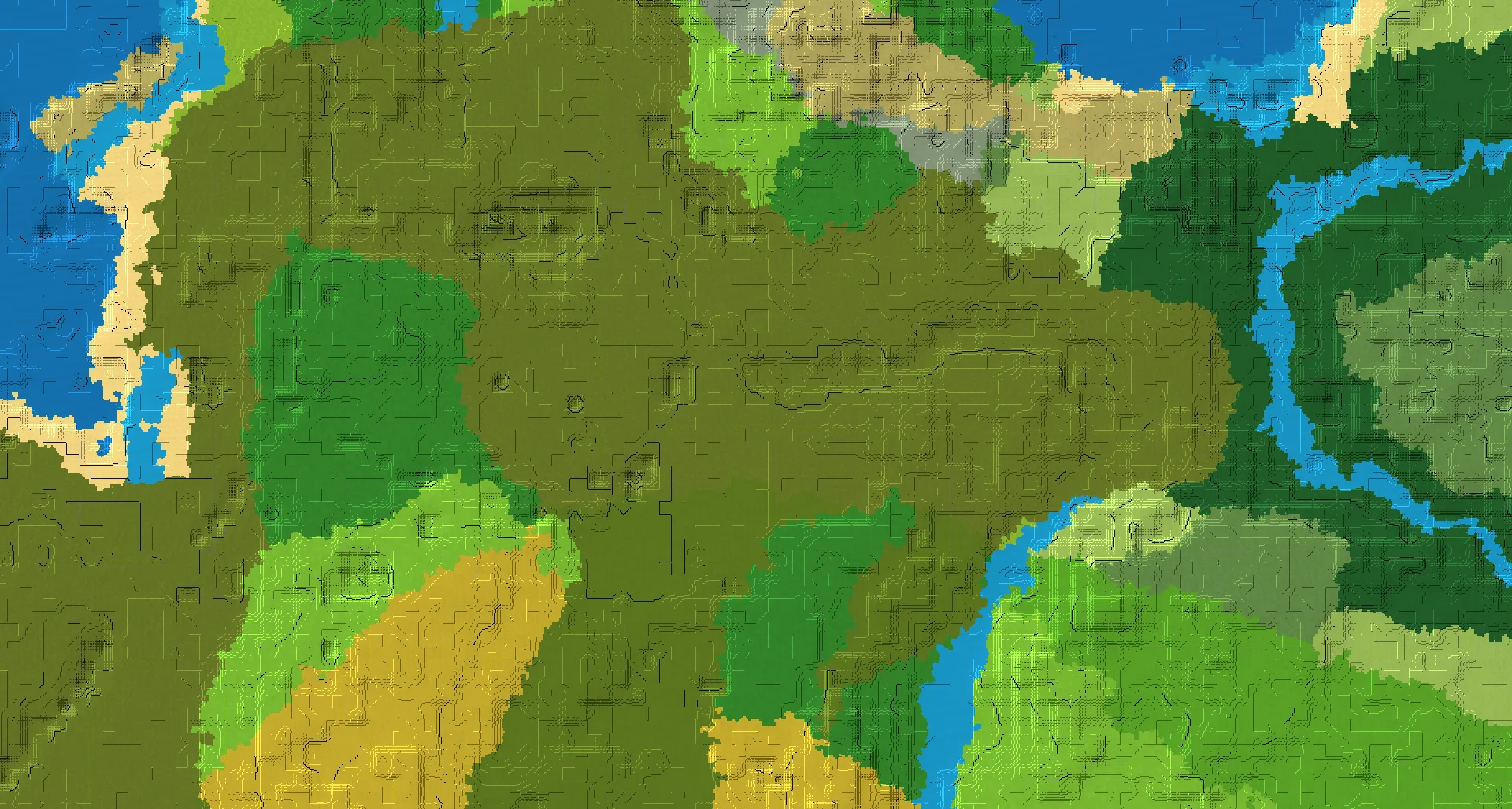 Seed map — Witch Hut Northeast of a Savanna Start