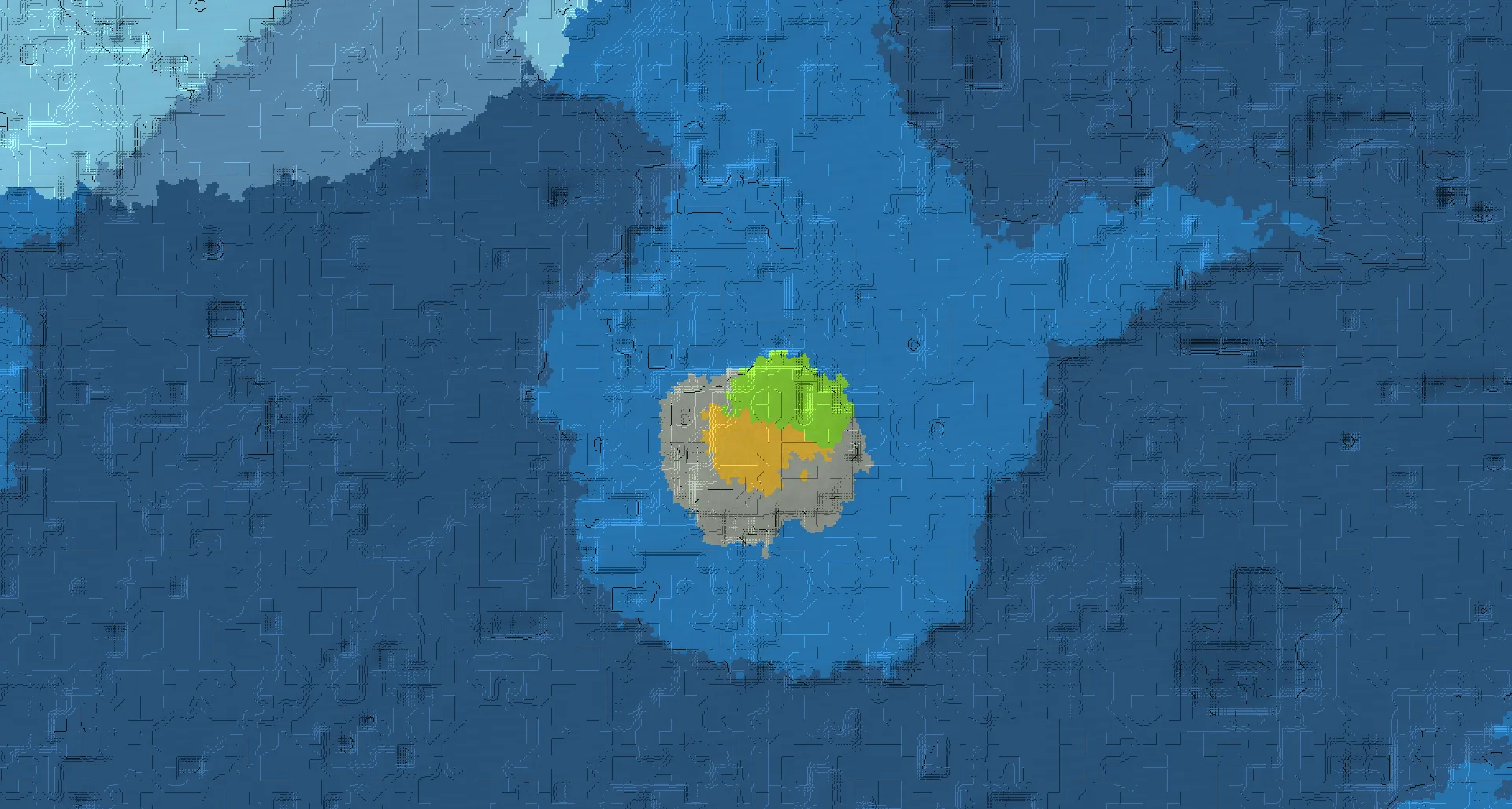 Seed map — Village trading island
