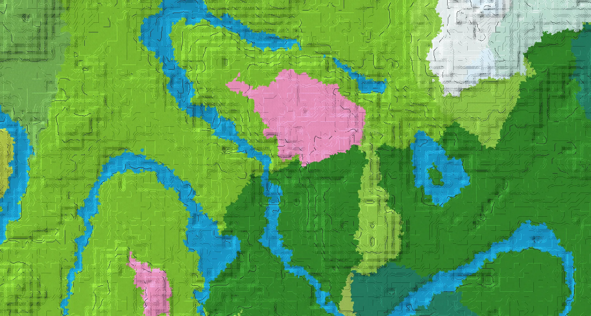 Seed map — Cherry Grove North of a Forest Start