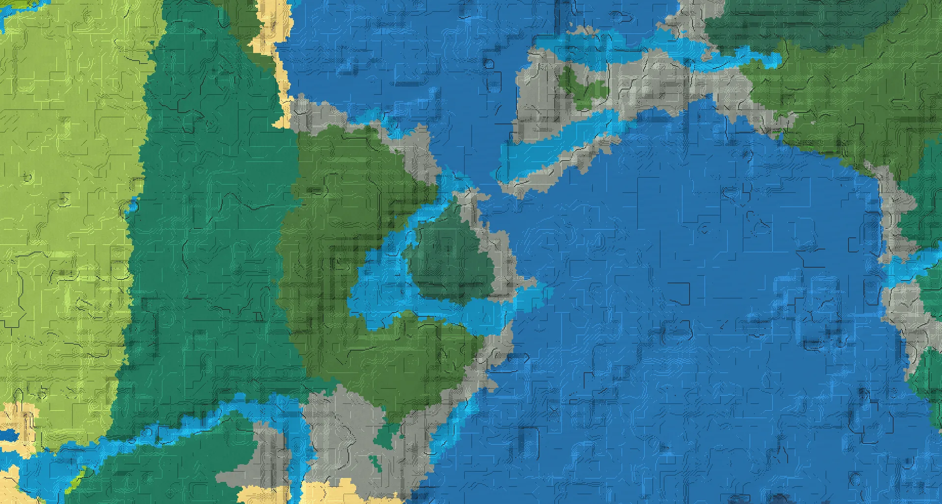 Seed map — Lush Caves Northeast of a Old Growth Spruce Taiga Start