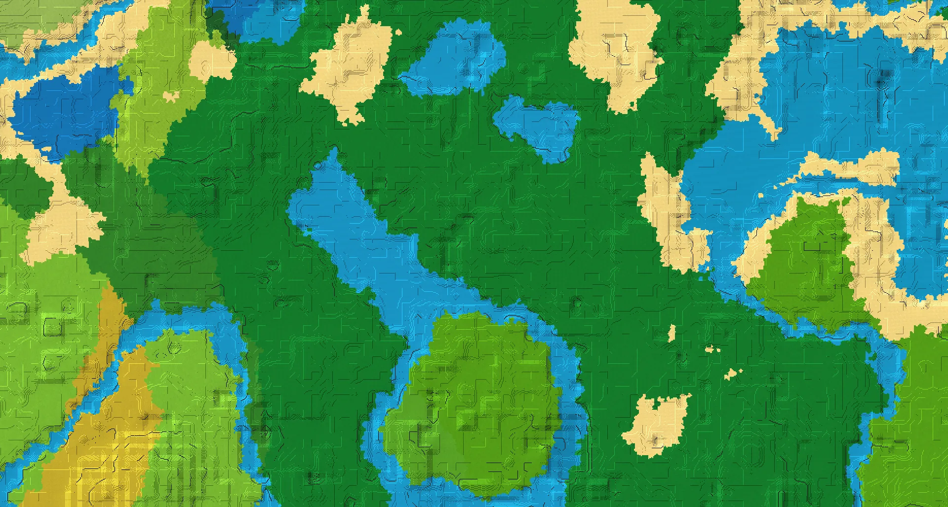 Seed map — Jungle Start with Trial Chambers at 52, -76