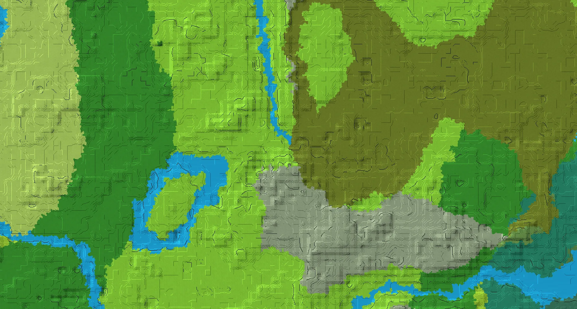 Seed map — Witch Hut Southwest of a Plains Start with Trial Chambers