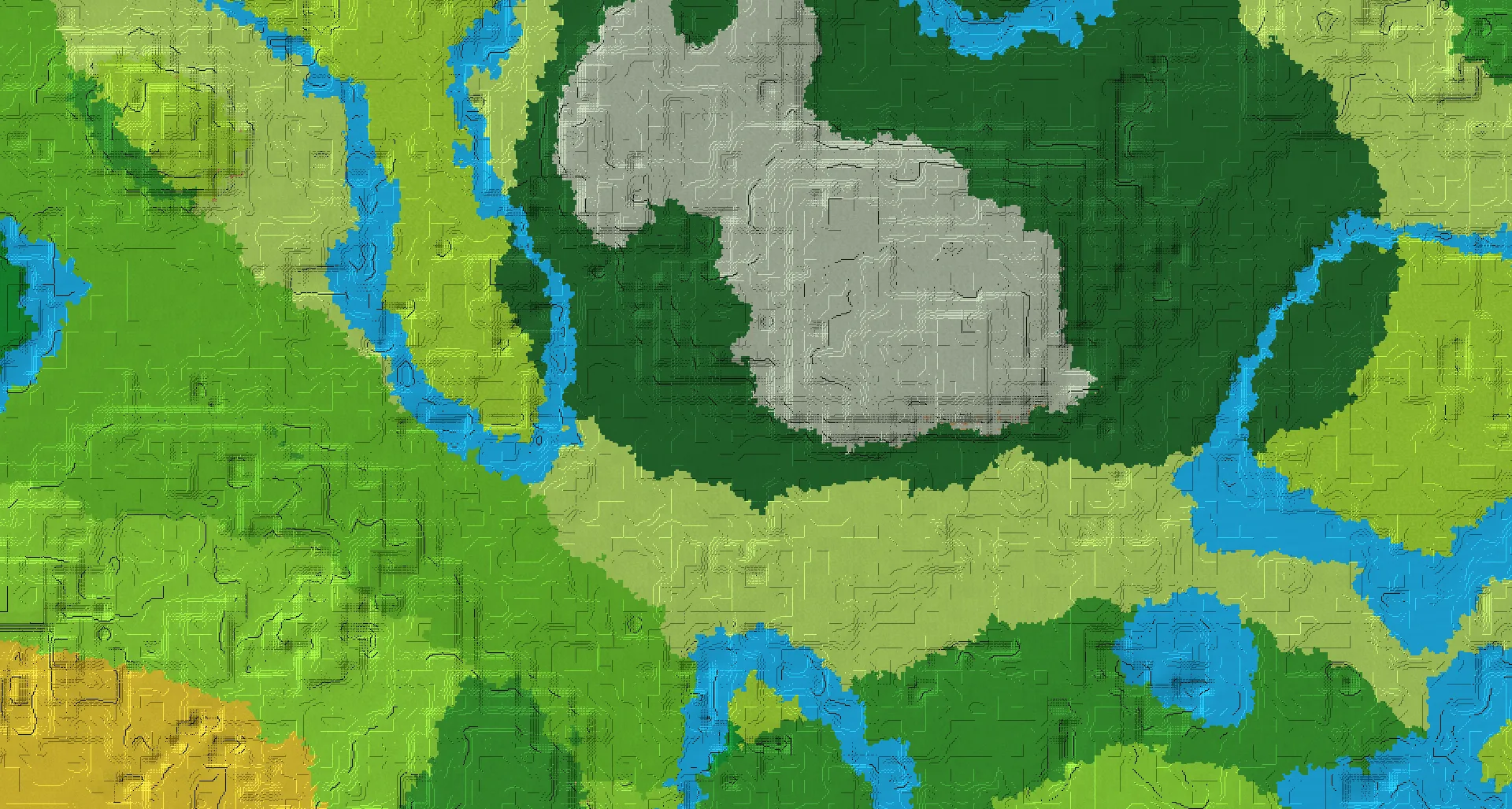 Seed map — Pale Garden Northwest of a Old Growth Birch Forest Start